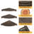 Tajir 3 Piece Triangle Solid Wood Floating Shelf-1848285599