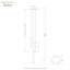 Luminaire suspendu en verre à 3 lumières Icicle-88157167-88157169