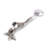 Farmer's Market 1 Piece Pewter Wood Stainless Steel Sugar Spoon