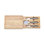 Rectangular Cheeseboard with 3 Metal Utensils Inside