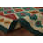 Colorful Geometric Patterned Runner Kilim Runner Rug 3x9