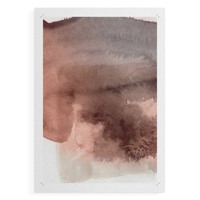 Red Ochre abstrait II - reproduction de toile seulement - non encadrée