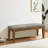 Isaura Polyester Upholstered Bench-2090126893