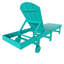Méridienne inclinable en polyuréthane longue de 77,6 po Vinnie-2086776178