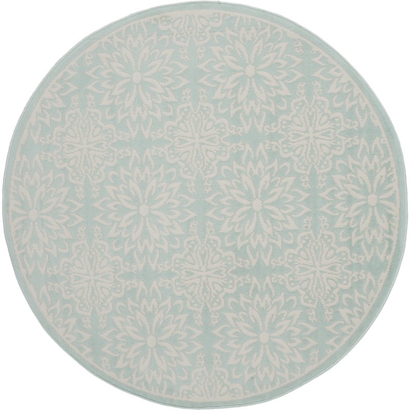 Tapis ivoire Sheron, Rond 5 pi 3 po