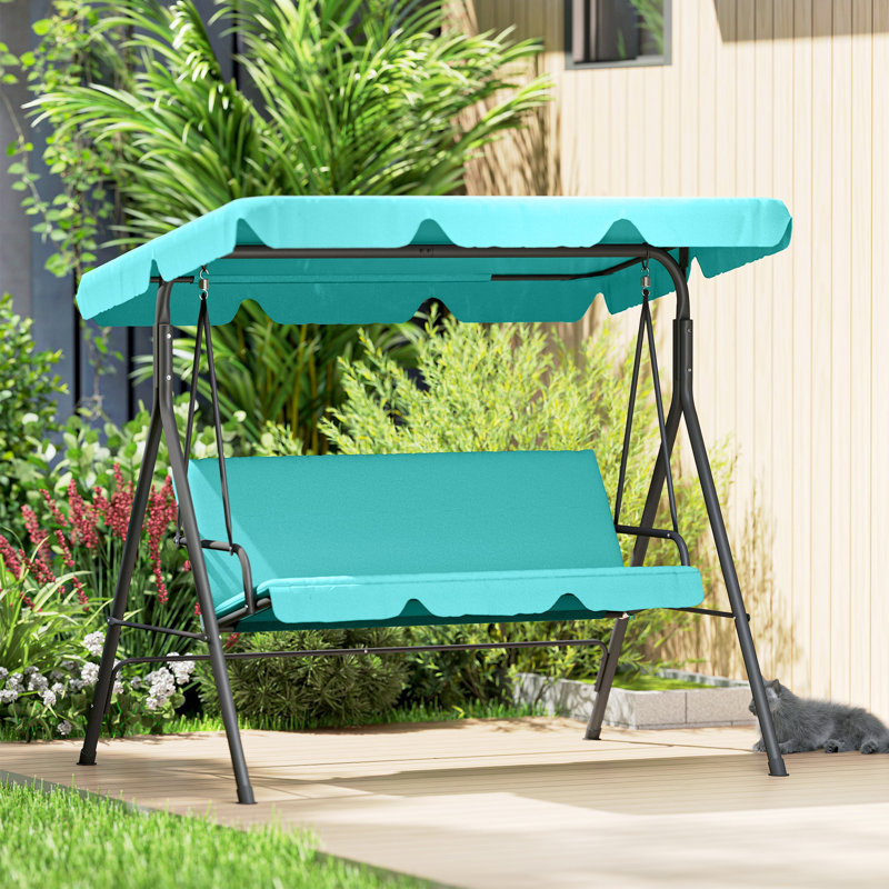3 Person Porch Swing with Canopy