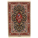 Moyra Hand Woven Cotton and Wool Oriental Area Rug