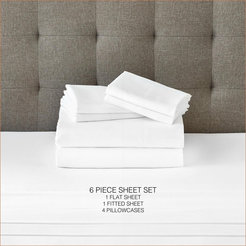 Mattresses | Restonic ComfortCare Hybrid Restful Nights Firm King Mattress + 12-Piece Premium Bedding Pack | Queen | Black &amp; White Print
