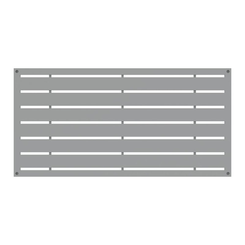 Paravent 2 pieds x 4 pieds Boardwalk, Gris