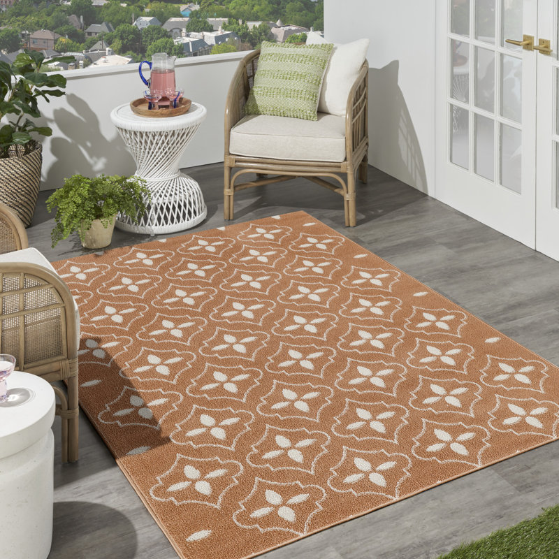 Tapis intérieur / extérieur rectangulaire Arisa, Rectangle 4 pi x 6 pi