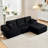 106"  Oversized Modular Sectional Sofa, with Convertible L-Shape Couch-99433968-93877610