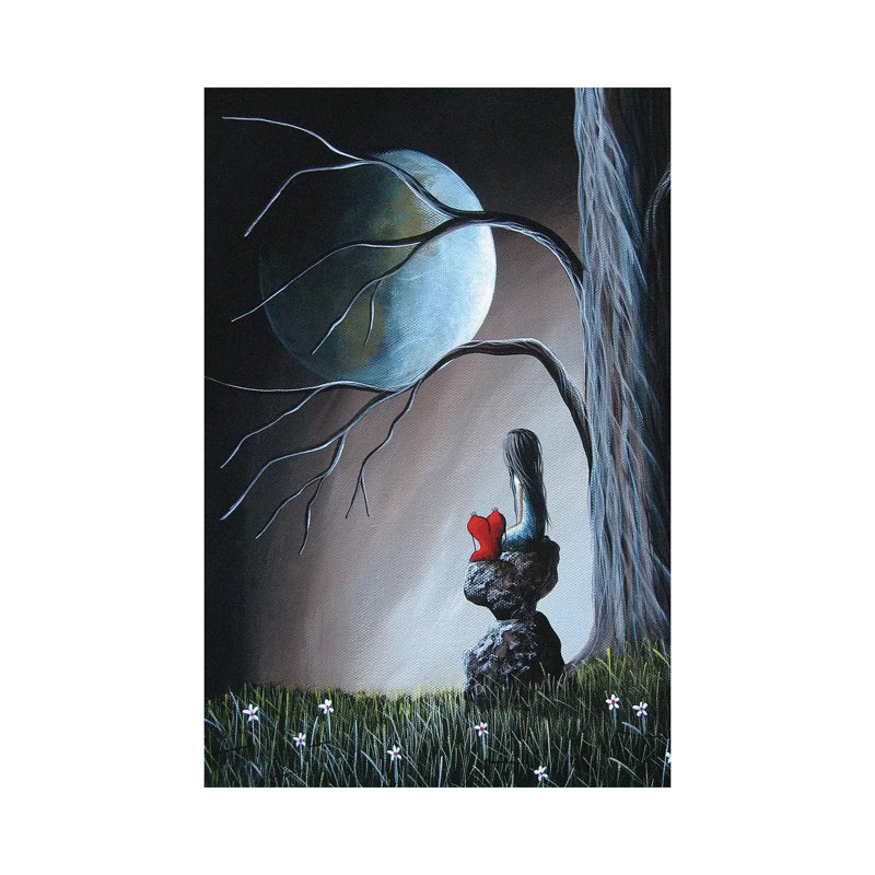 Remember When by Moonlight Art Parlour - Painting on Canvas, Wrapped Canvas, 30.48 cm H x 45.72 cm W
