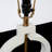 Traditional Open Circle Marble Table Lamp