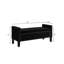 Banc de rangement rembourré capitonné à boutons avec garniture cloutée, siège de salon rembourré avec accoudoirs, banc de lit-1483735134