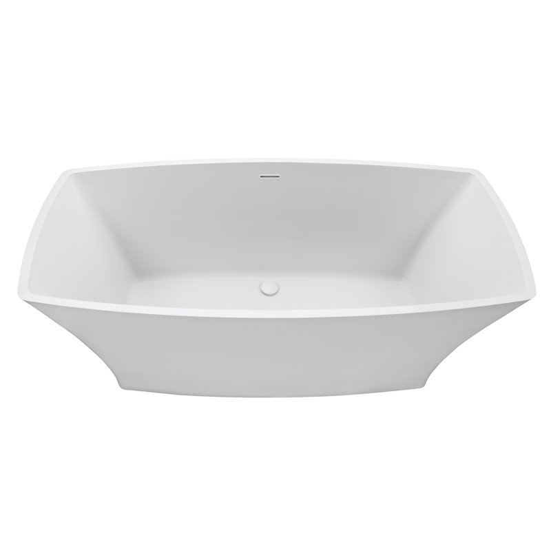 65.5'' x 31'' Soaking Solid Surface Bathtub