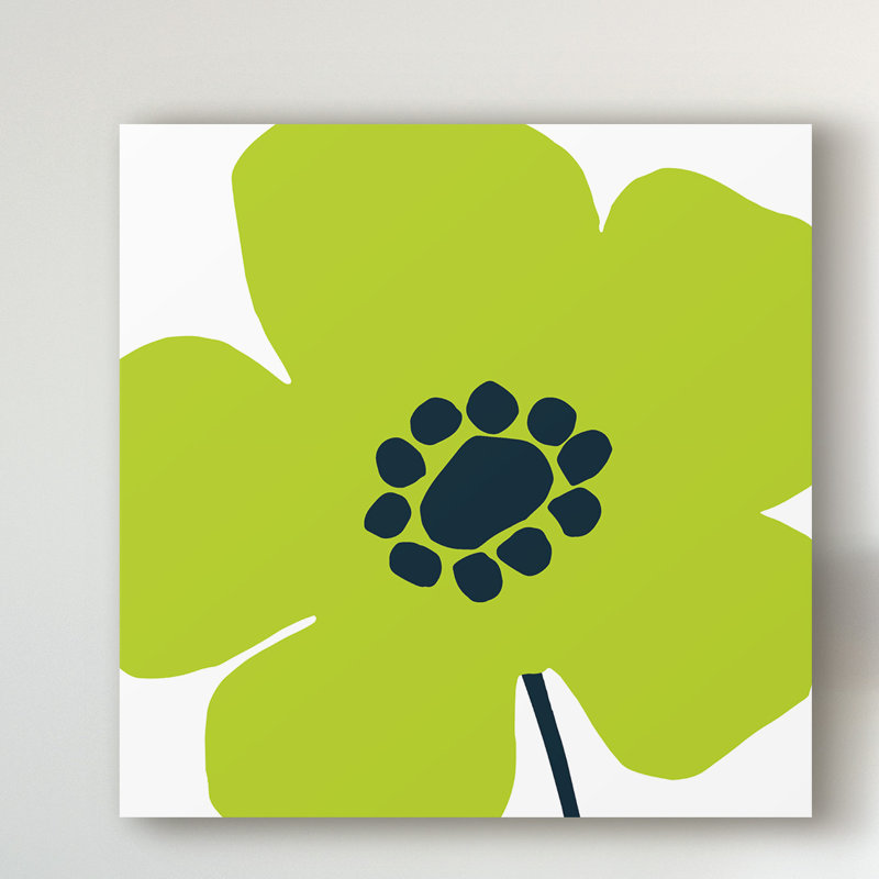 Pop Art Floral IV par Wild Apple Portfolio - reproduction sur toile, H 18 po x l 18 po x P 2 po