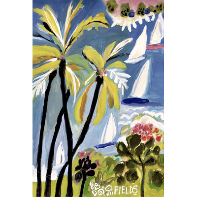 Ludwicka " Palm Landscape II " by Karen Fields