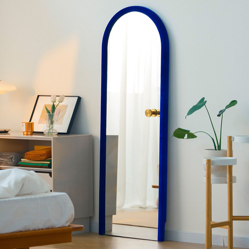 Modern Minimalist Arch-Shaped Floor-To-Ceiling Mirror