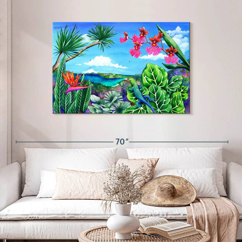Brampt Lizard Latitudes, 30" H x 45" W