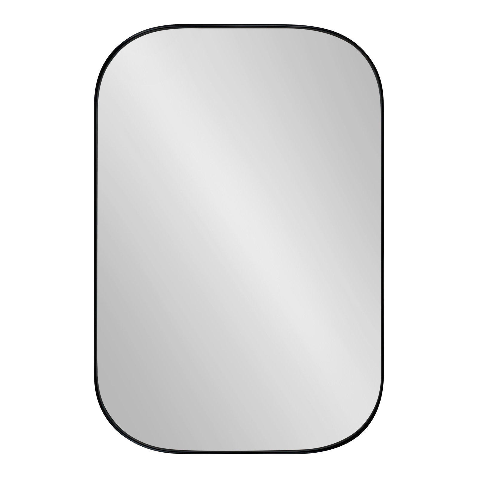 Slade 24" Accent Mirror, 30" x 20", Black