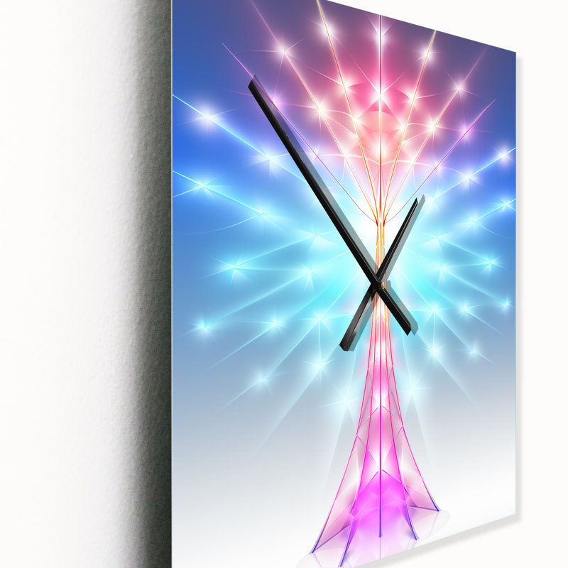 Expansion Of Consciousness Abstract Light - formes abstraites très grandes horloges murales, H 32 po x l 24 po x P 1 po
