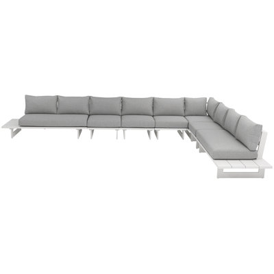 Kirit 184.5'' Wide Aluminum with Cushions
