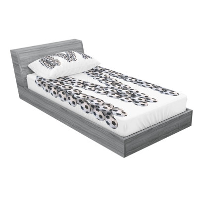 Letter Microfiber Sheet Set -  Ambesonne, bswpil_73753_twin