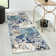 Thorold Abstract Blue/Ivory Area Rug