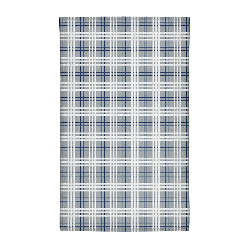 Tapis à carreaux gris, Rectangle 3 pi x 5 pi