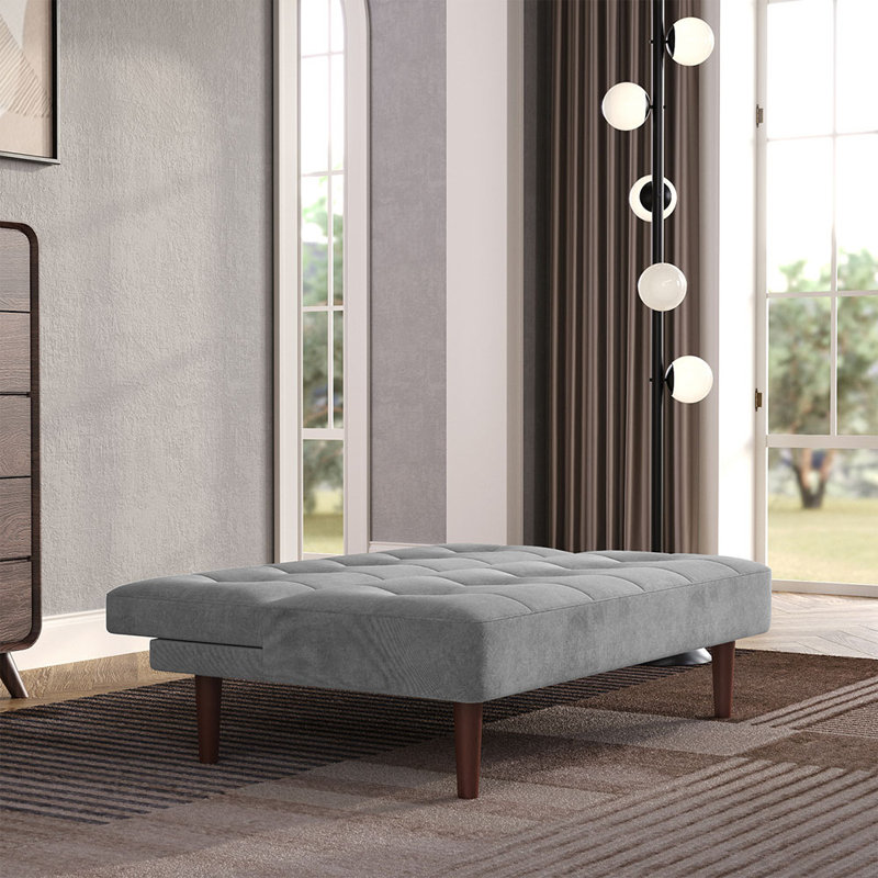 Sibi 2 Seater Linen Sofa Bed, Grey