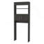 Armoire au-dessus de la toilette Valencia, deux tablettes, porte double