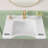 23" W x 19" D ADA-Compliant Wall-Mounted Bathroom Sink Rectangular Ceramic with Integrated Side Grab Handles and Single Faucet Hole