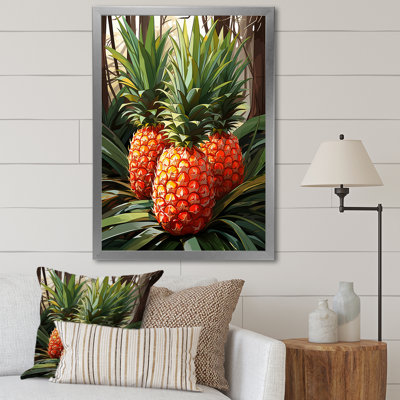 Pineapple Paradise II - Ananas, art mural