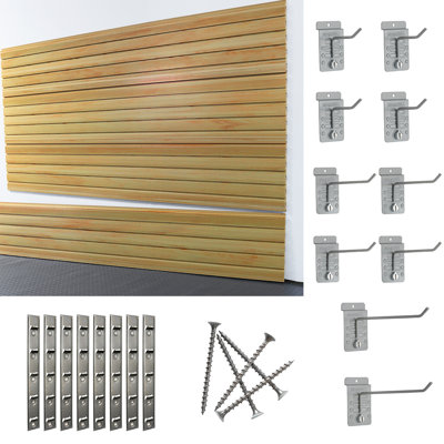 Slatwall Large Heavy Duty Starter System