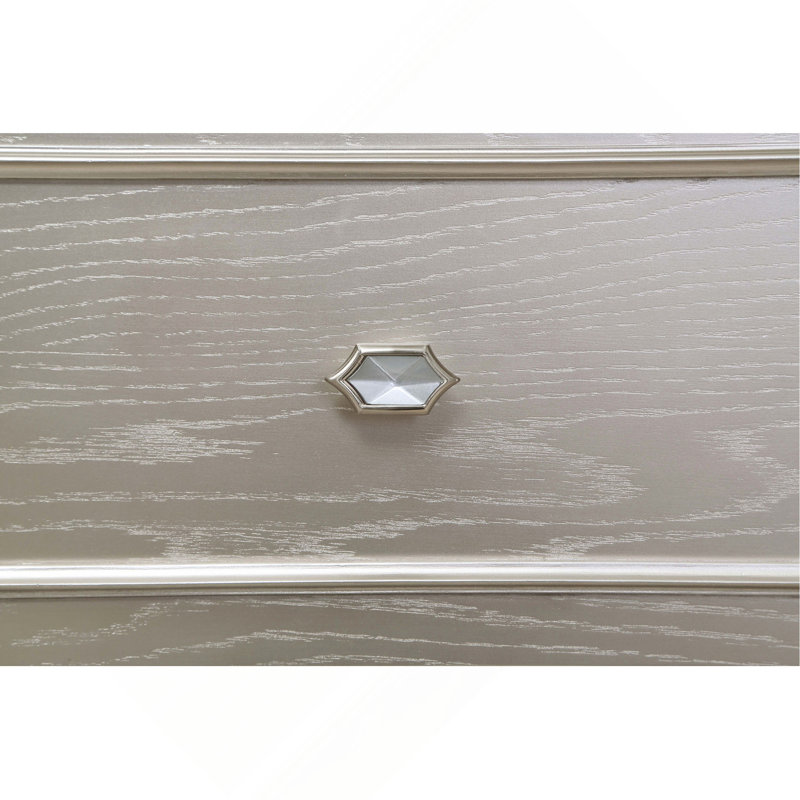 Commode et commode en chêne argenté, rangement polyvalent pour chambre à coucher / salon
