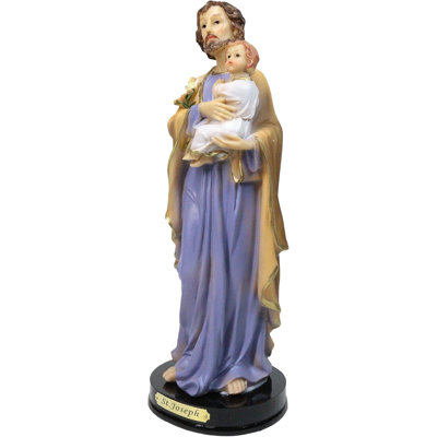 Figurine mauve Saint Joseph