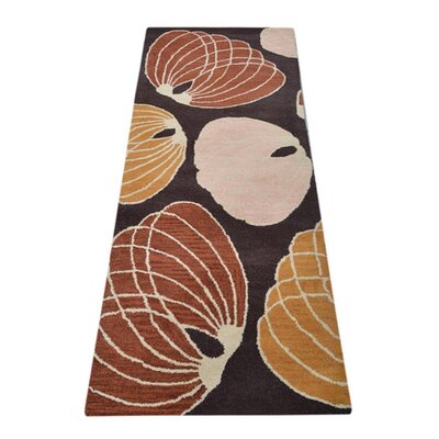 Cohocton HAND TUFTED WOOL ECO-FRIENDLY AREA RUGS, Brown Color, Contemporary Design -  Alcott HillÂ®, 3545A68B28034EB2B66C514311ACADA0