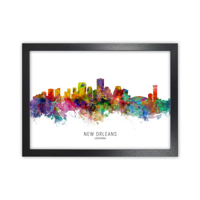 New Orleans Louisiana Skyline by Michael Tompsett - 1 Piece Wall Art