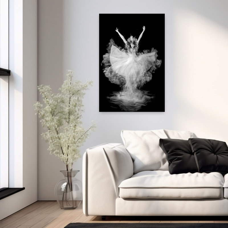 Art dramatique élégant éthéré, H 36 po x l 24 po