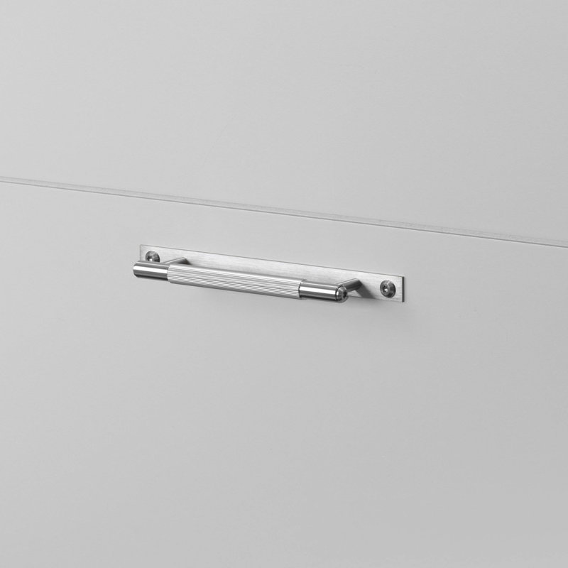 Pull Bar / Plate / Linear, 4 3/4", Steel