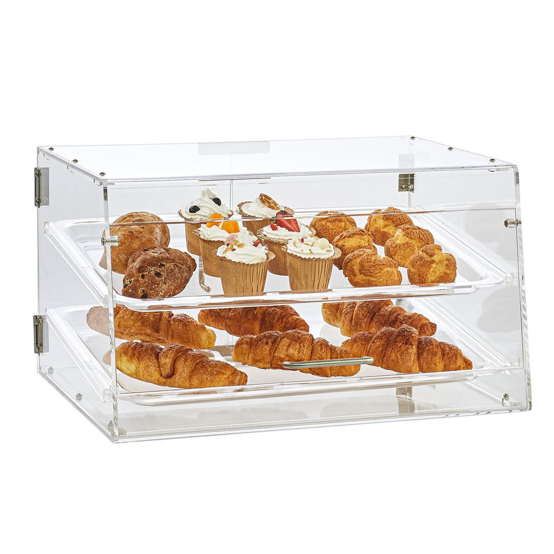 12'' H x 20.7'' W Plastic Display Case VEVOR