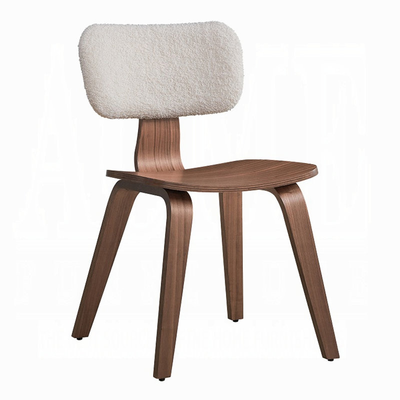Chaise d'appoint Casson (lot de 2), Blanc