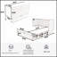 Lit armoire avec rangement, matelas en mousse pliable et tiroirs surdimensionnés, lit escamotable, ensemble de prises et ports USB, solution peu encombrante-935464961
