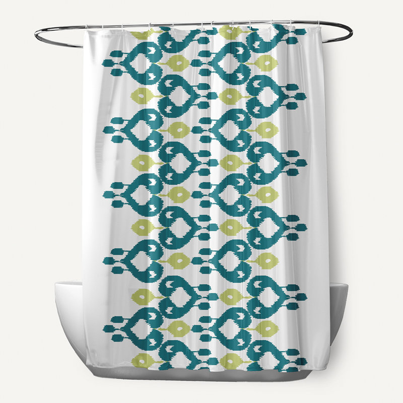Rideau de douche Boho Chic, sarcelle