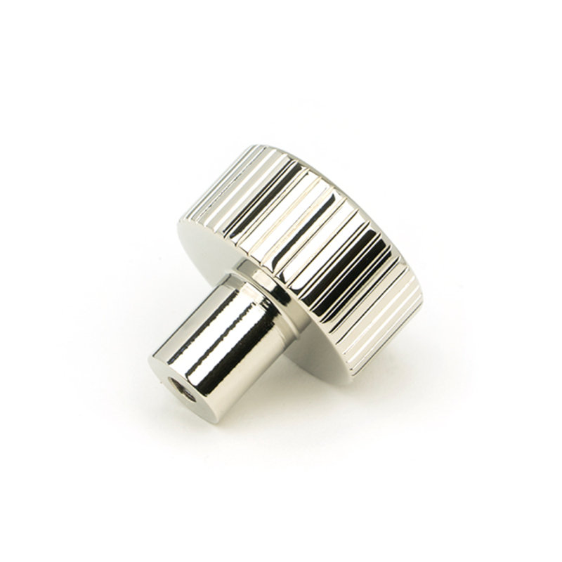Round Knob, 2.5 cm, Polished Nickel
