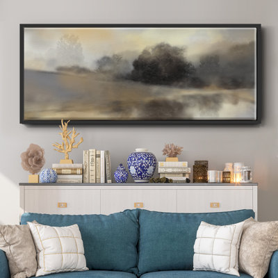 Misty Pond- Toile encadrée