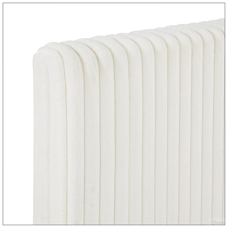 Ensemble de lit pour grand lit luxueux avec perle blanche 5 pièces Luxueux, Queen