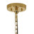 8"W Marquarious 1-Light Textured Glass Pendant