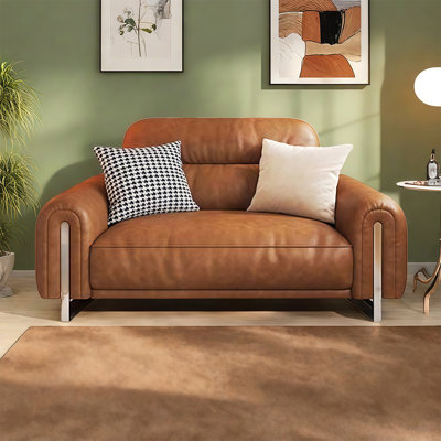French-style simple and retro straight-row sofa