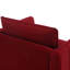 Fauteuil simple confortable en velours avec coussin et pieds en métal, idéal pour le salon, la chambre à coucher, le bureau et les espaces de lecture